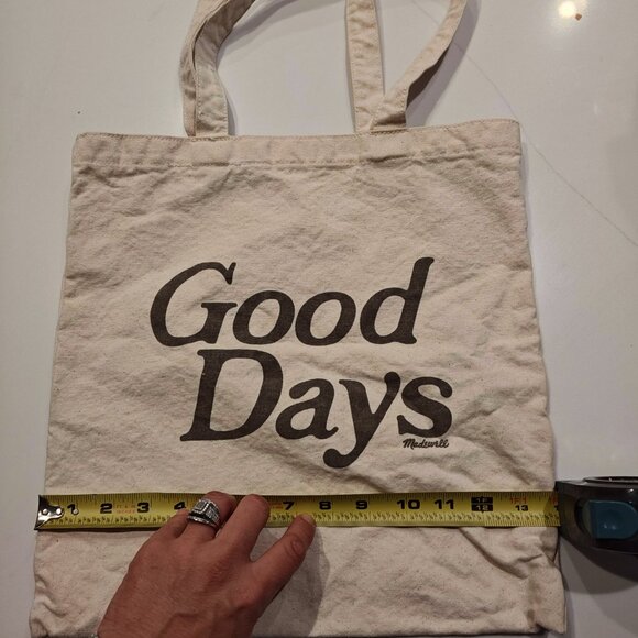 Madewell tan canvas reusable tote - Picture 3 of 3